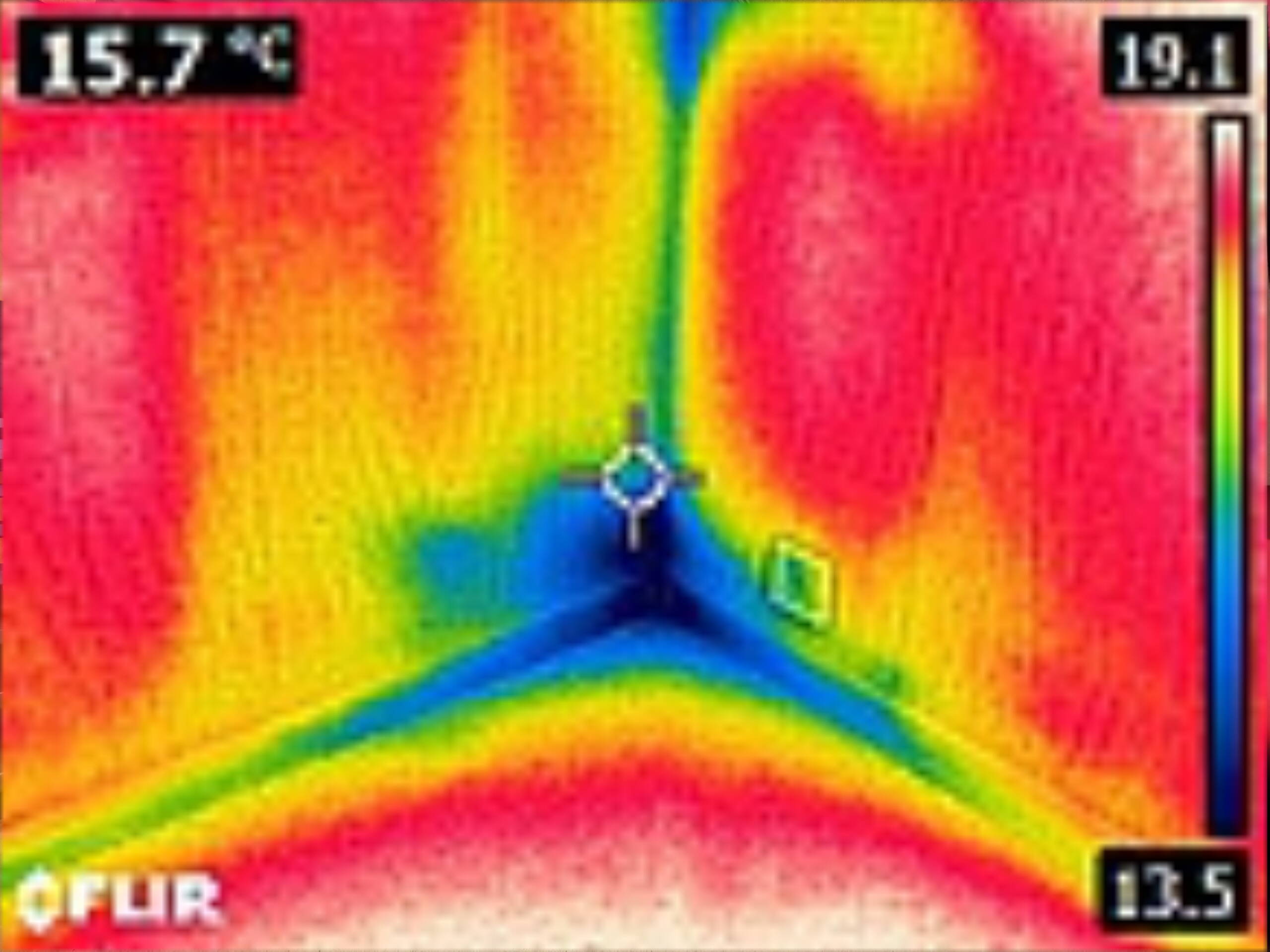 Wärmebildscan Hausecke Wärmebildscan Hausecke